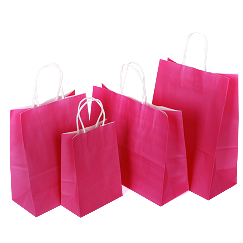 Custom printed LOGO packaging clothing kraft paper bag gift bag