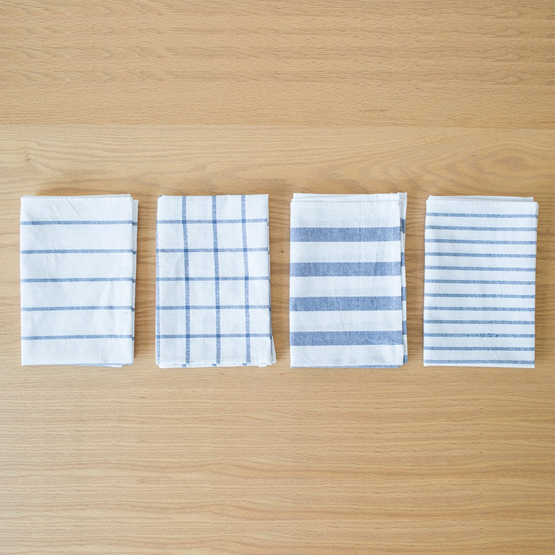 Cotton rectangular tea towel multi-purpose napkin Mat napkin custom