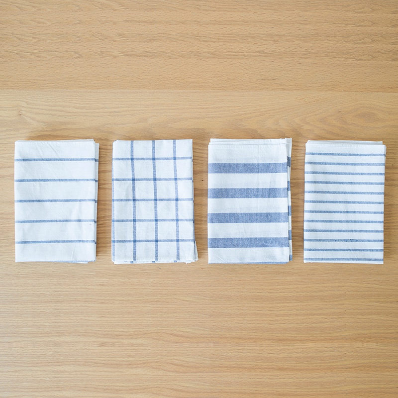 Cotton rectangular tea towel multi-purpose napkin Mat napkin custom