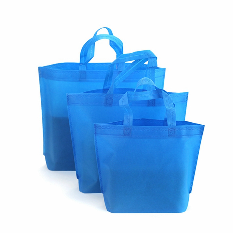 Custom printed logo advertising promotional bag non woven eco friendly portable shopping tote bag