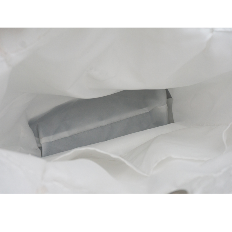 White tyvek letter printing personalized tote shopping bag general unisex single shoulder bag