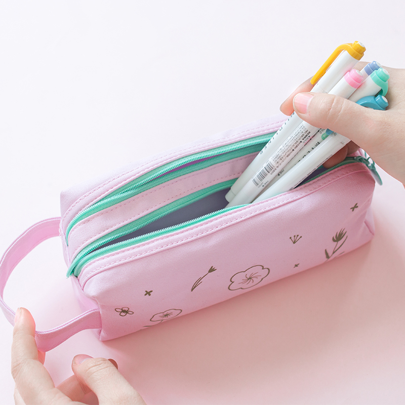 More styles large-capacity pencil case simple ins creative pencil bag stationery pencil case