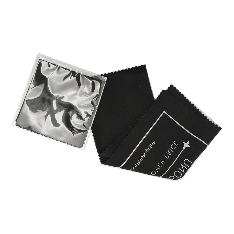 Factory custom high quality reusable 100% polyester microfiber glasses cleaning bag