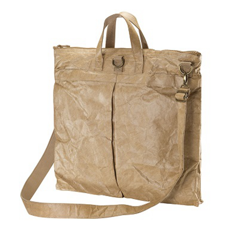 Thickened large capacity dupont paper waterproof tear resistant reusable computer tote business bag