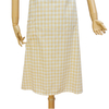 New product natural cotton fabric extra large lightweight and breathable lattice long apron for promotional