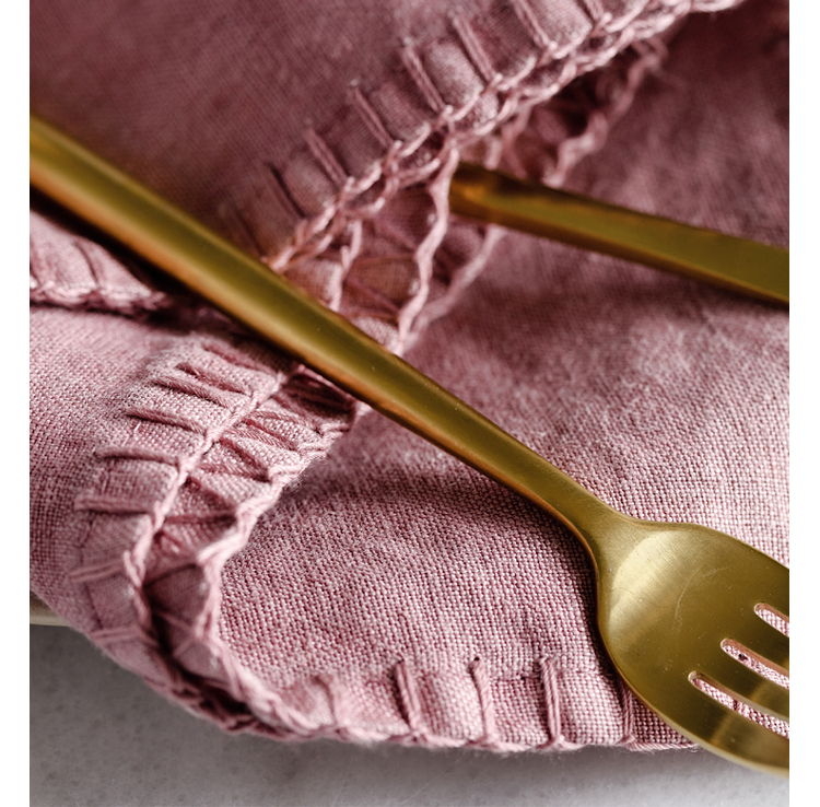 100% natural linen restaurant dinner napkin for wholesale