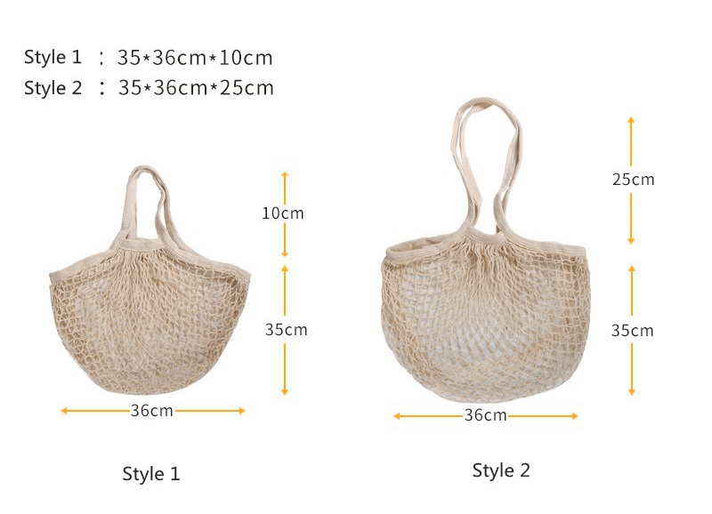 cotton mesh bag