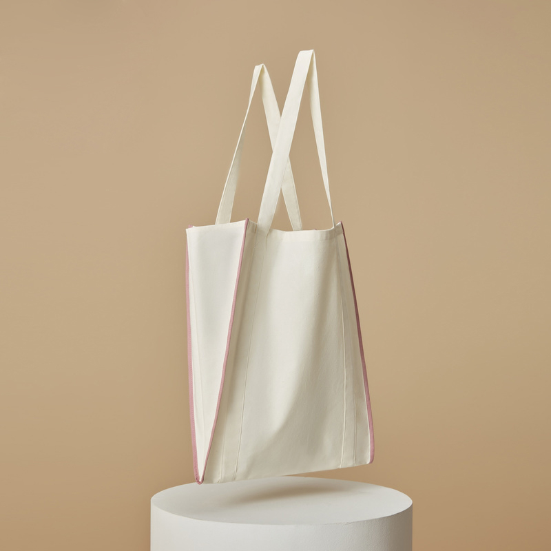 Simple new style fashion blank 100% cotton canvas tote shopping bag with logo printing custom