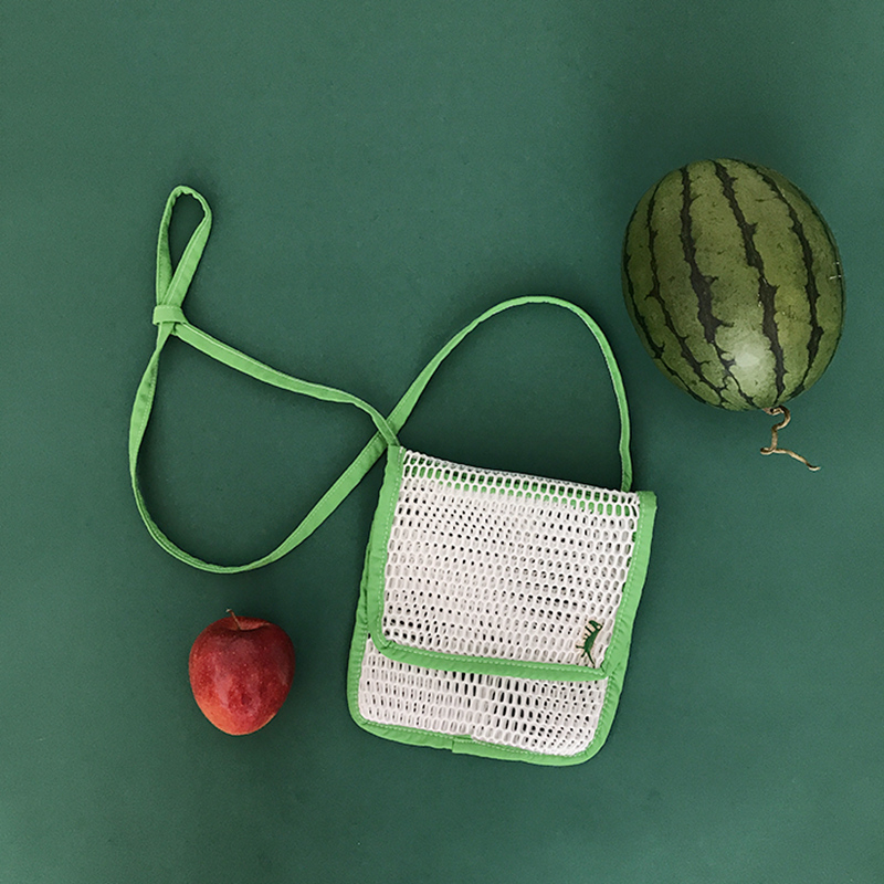 2019 new mobile phone bag hollow small sling carrying case single shoulder wild small cotton mesh bag