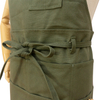 Factory wholesale custom 16oz polyester cotton canvas green painting apron for unisex