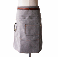 China Supplier wholesale logo printed custom high quality industry canvas apron