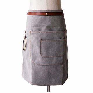 China Supplier wholesale logo printed custom high quality industry canvas apron