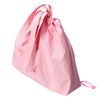 $1 for sample Eco-friendly lightweight pink drawstring shopping tote bag