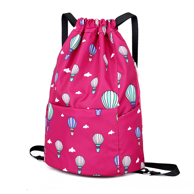 China factory fashion design polyester drawstring backpack with good price