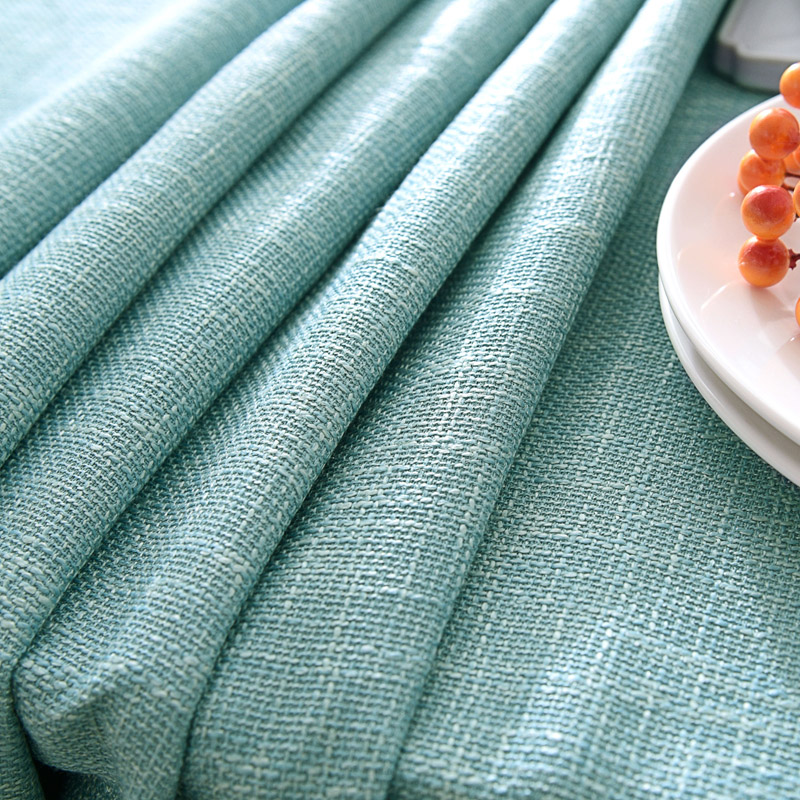 Customized Nordic Japanese fabric cotton and linen simple modern round rectangular table cloth