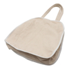 Factory stocks low price promotional natural white 8oz canvas shopping bag for women