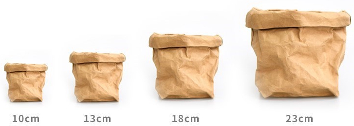 washable paper bag