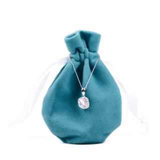 New jewelry velvet bag earrings bundle mouth drawstring jewelry small gift packaging bag