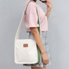 Japan and South Korea new ins messenger bag light retro diagonal cross-package simple personality literary student shoulder canvas bag