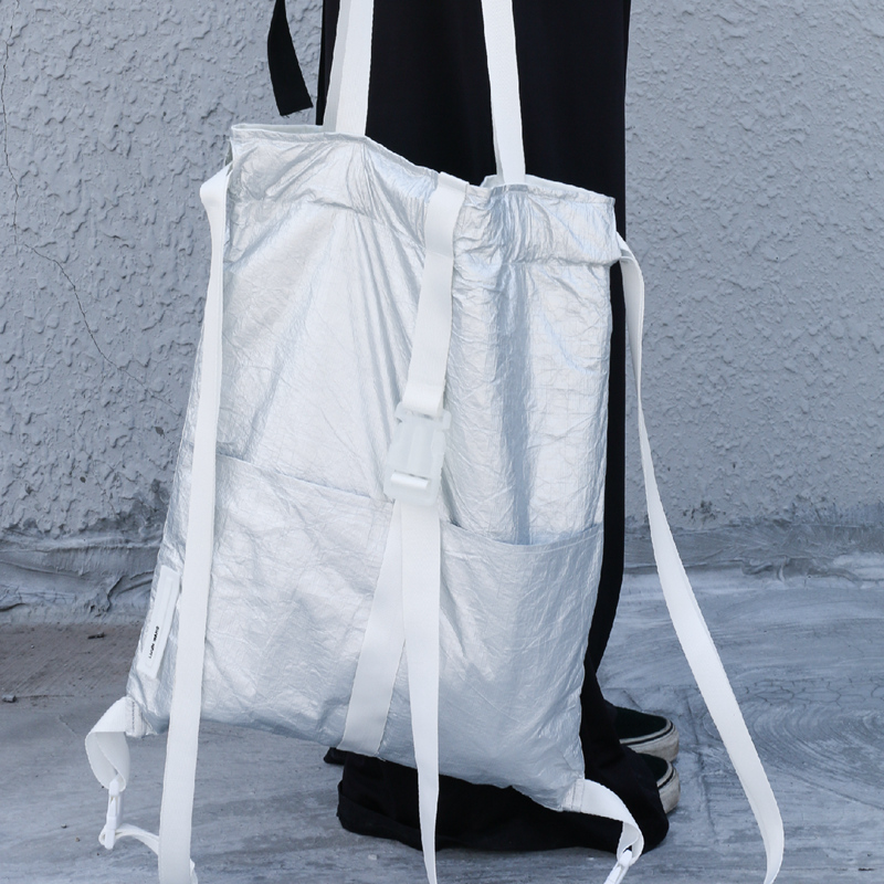New fabric waterproof breathable tyvek drawstring backpack for wholesale 