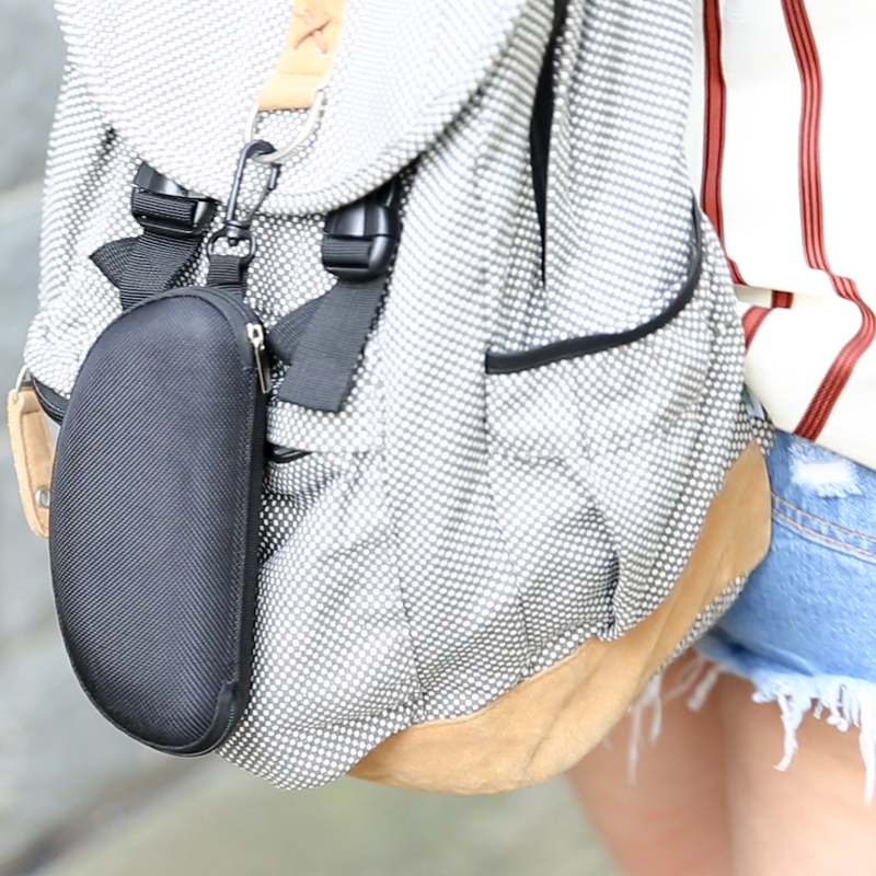 Strong anti-pressure portable hang buckle style sunglasses box myopia glasses frame box