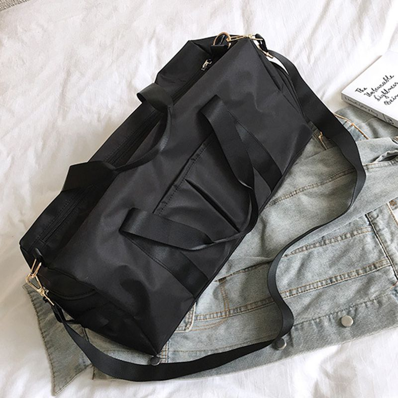 Independent shoes dry and wet separation sports female yoga gym bag simple large-capacity travel sports training bag