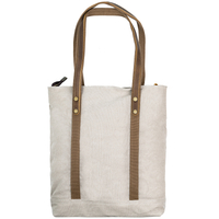 Fashion quality high-grade eco friendly breathable reusable canvas material casual sports ladies handbag