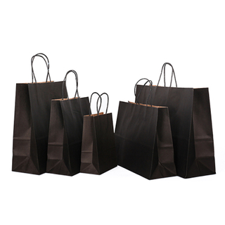 Custom printed LOGO packaging clothing kraft paper bag gift bag