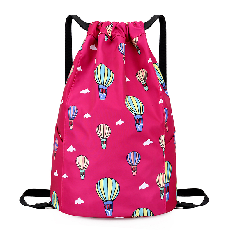 China factory fashion design polyester drawstring backpack with good price