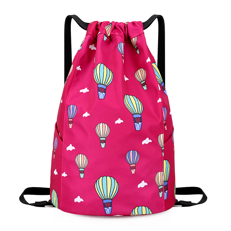 China factory fashion design polyester drawstring backpack with good price