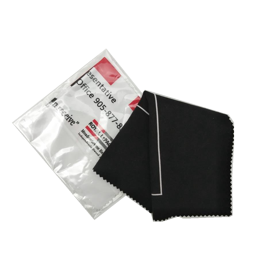 Single piece opp independent packaging glasses cleaning cloth with China Supplier