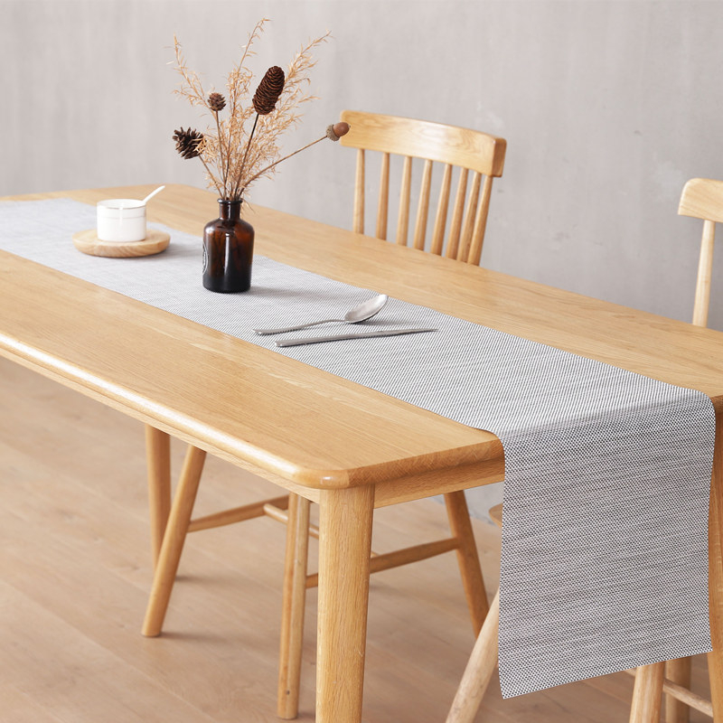 Nordic custom Japanese solid color rectangular insulation coffee table pad tablecloth modern minimalist