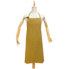 Cotton linen fabric light and breathable strong wear resistant reusable long apron for work