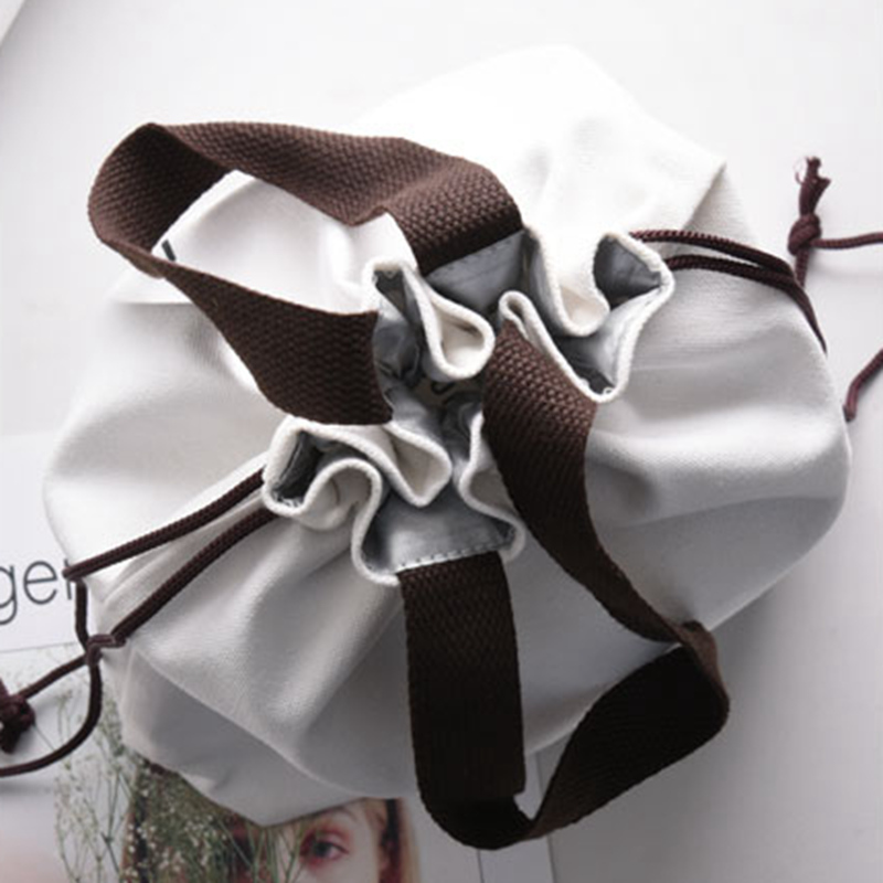 Nordic cotton cloth portable beam lunch bag waterproof cloth lovers lunch box bag storage bag