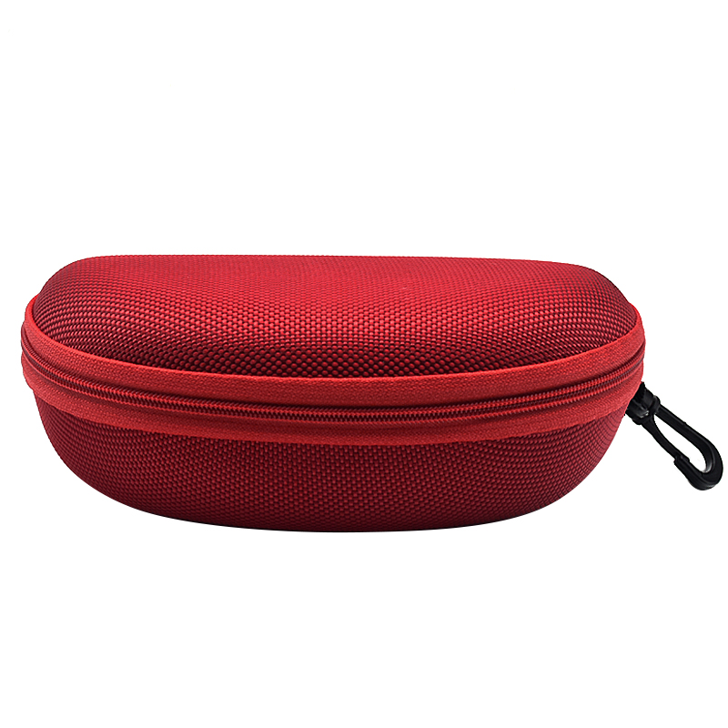 Large sunglasses box portable hook eyeglasses zipper box