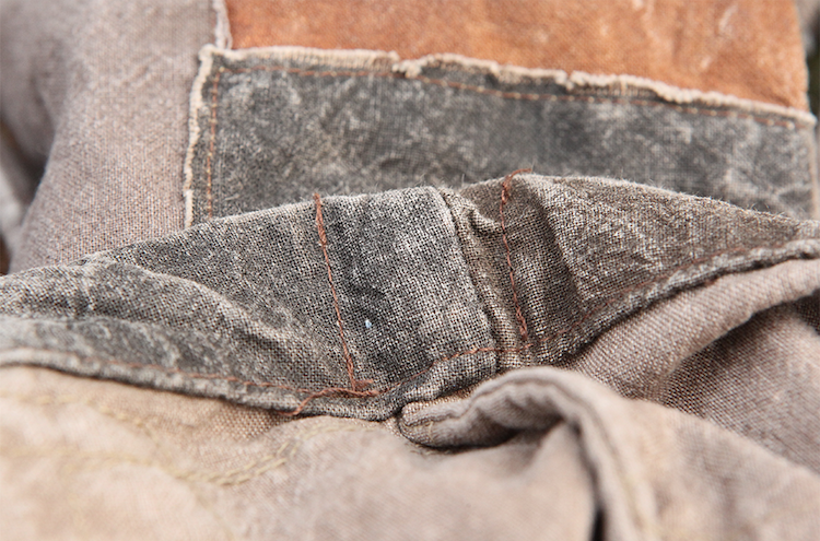 High quality fashion casual reusable blue dye eco friendly shopping shoulder bag