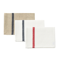 Thick woven absorbent linen fabric napkin