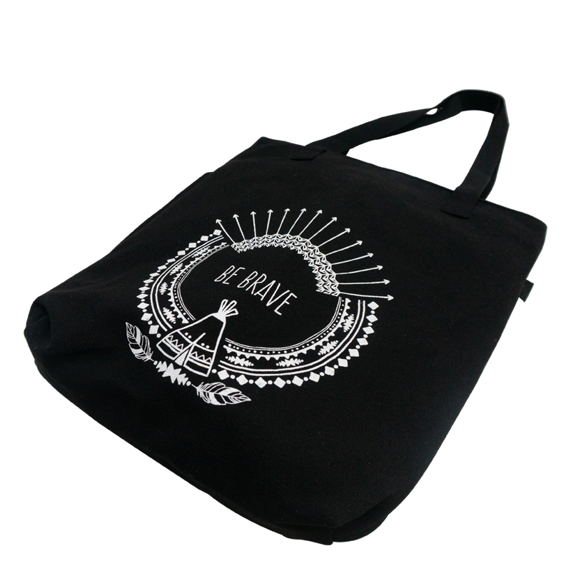 Lightweight eco friendly breathable reusable cotton canvas tote shopping for promotional 