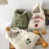 Avocado embroidery hand bag ins simple imitation lamb wool bag strawberry embroidery bag