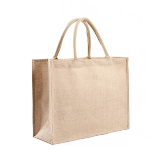 Factory professional custom high-grade environmentally friendly natural material jute tote bag