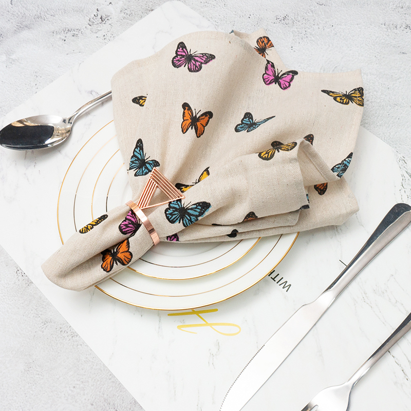 Full printing cartoon pattern soft and comfortable pure cotton napkin for children