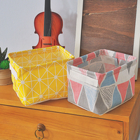 Portable Cloth Finishing Desktop Snack Cosmetic Sundries Basket