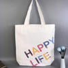 High qulity fashion designer canvas tote bag with logo custom