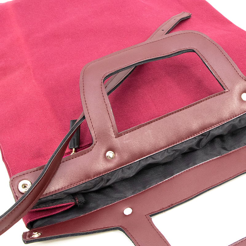 Vintage stylish think wear resistant waterproof durable large business canvas tote shoulder bag for adults