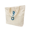 Logo custom 12 oz thick pure cotton white canvas tote bag from China Supplier