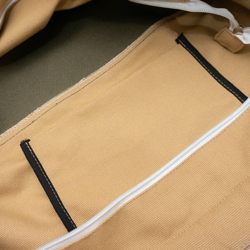 Factory direct supply heavy industrial style thicken durable wear resistable 16oz canvas stitching 24oz polyester cotton canvas large messenger bag