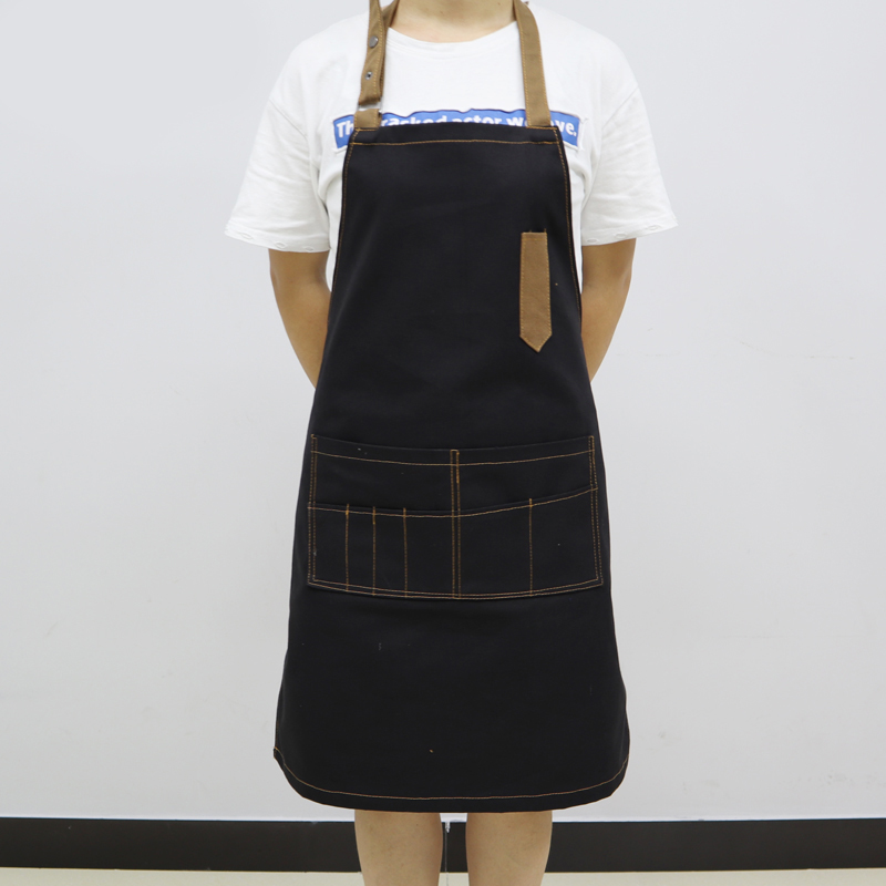 High quality polyester cotton canvas classic fashion kitchen cooking restaurant chef work apron