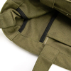 Thickened 16oz Army Green Casual Canvas Tote Long Crossbody Bag Ladies Shopping Bag