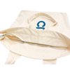 Logo custom 12 oz thick pure cotton white canvas tote bag from China Supplier