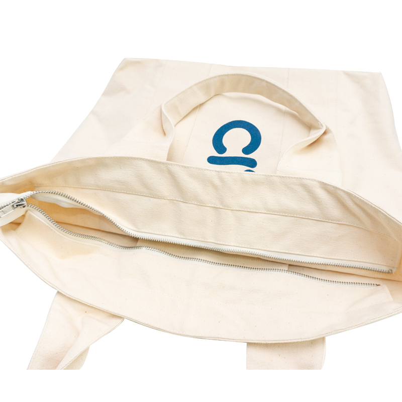 Logo custom 12 oz thick pure cotton white canvas tote bag from China Supplier